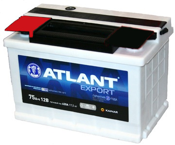 Аккумулятор автомобильный ATLANT Export 12V 75AH